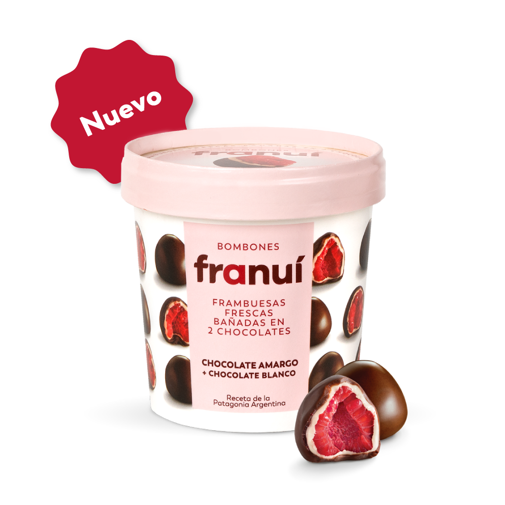 FRANUI FRAMBUESAS CON CHOCOLATE AMARGO - 150G