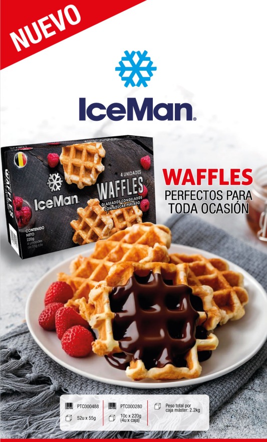 3501 WAFFLES BELGAS FS AVIETA 52X55G - UNI 55G