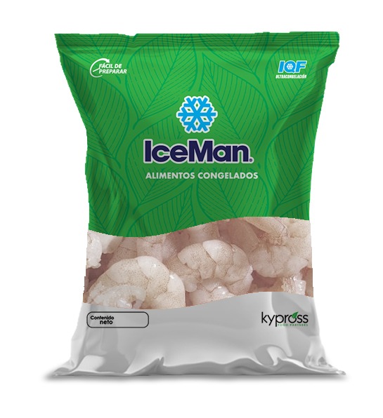 IceMan Camarón Grande (Pelado y Desvenado) - 454Gr