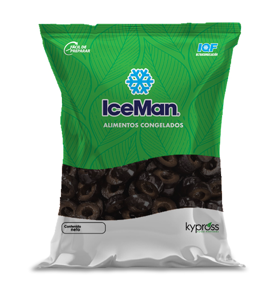 ICEMAN ACEITUNAS NEGRAS 500G