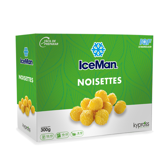 IceMan Noisettes (Bocadillos de Papa) - 300 gramos