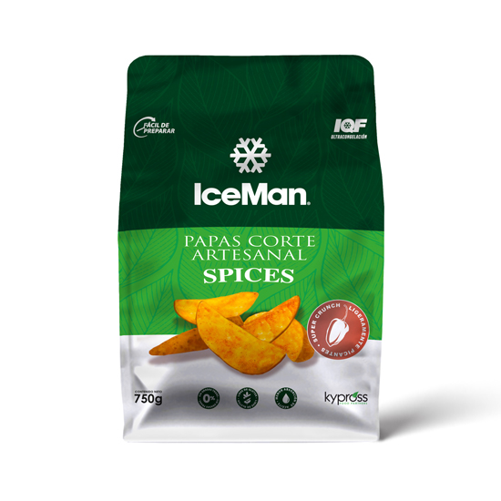 IceMan Papas Corte Artesanal Spices - 750 gramos