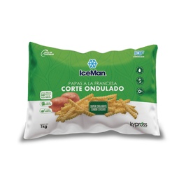 [PTCO00523] 108 PAPA ONDULADA 10X10 ICEMAN  900 GR - 900G