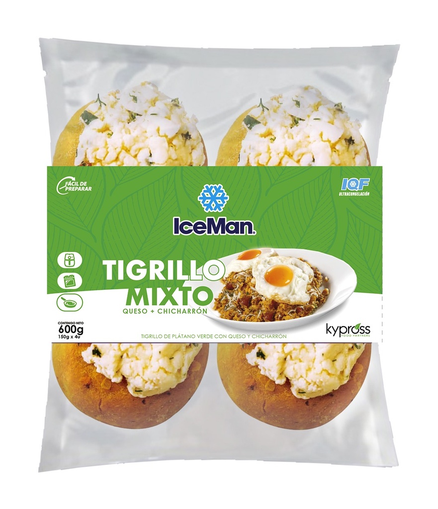 IceMan Tigrillo Mixto - 600 Gramos (4 X 150gramos) | IceMan